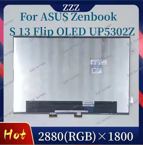 13.3Inch For ASUS Zenbook S 13 Flip OLED UP5302Z Touch Screen Digitizer Display Assembly