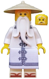 LEGO 樂高 人仔 minifigures 旋風忍者 NINJAGO 70618 njo0315 Sensei Wu (郵寄)