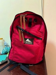 絕版 美國製 Gregory Daypack 紅色黑邊