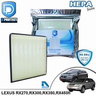 D Filter กรองแอร์ ใช้สำหรับ Lexus เล็กซัส RX270RX300RX350RX450h HEPA (D Protect Filter Hepa Series)