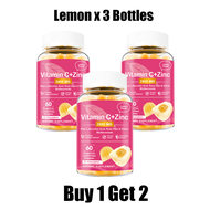 Omilay Zinc Plus Vitamin C Organic วิตามินรวม Vit C กัมมี่ Supplement No Added Sugar วิตามินซี plus 