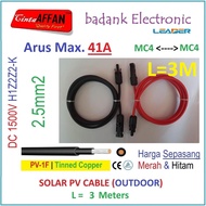 [MC4 --- MC4] PV Cable 1500V H1Z2Z2-K 2.5mm2 Tinned copper L = 3 Meters