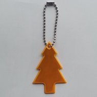 HTYY Christmas Tree Shape Reflective Keychain Super Bright Reflective Keychain for Bags Strollers Wheelchair