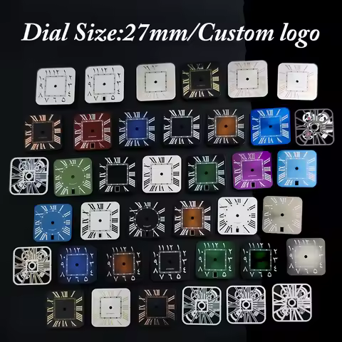 NH35/NH70 dial 27mm custom logo dial men's watch without illuminated dial suitable for NH35/NH70 mov