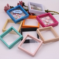 (SG Stock) PE Transparent Film Anti-Dust Jewelry Keychain Badge Collectable Storage Display Box Case