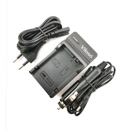 Viloso LP-E8 LC-E8E LPE8 Li-Ion Battery Charger In-Car Charger for Canon EOS 550D 600D 650D 700D T2i