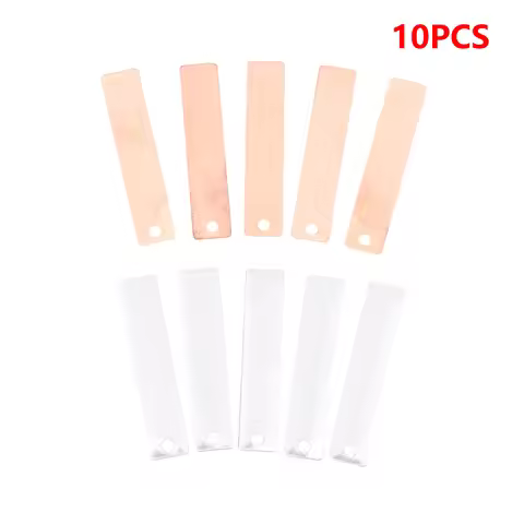 @*10 PCS Copper Sheet Zinc Electrode Strip Anode For Electroplating Plate DIY Fruit Materials Consum