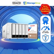 Combo set of DAS TerraMaster D5-310 5-bay Storage equipment + 1 Toshiba N300 HDD - Storage Shop