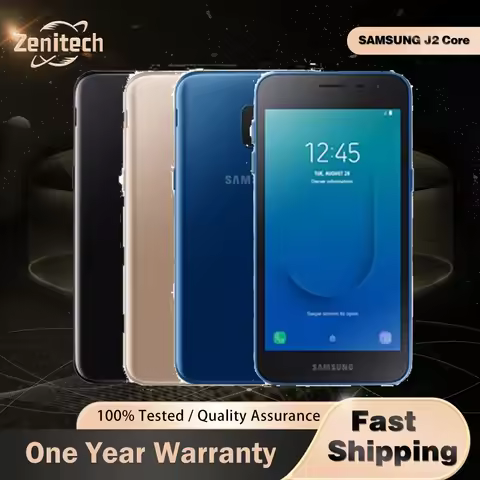 Original Samsung Galaxy J2 Core J260G/DS Mobile Phone 1GB RAM 16GB ROM 5.0'' LCD Screen Exynos 7570 