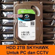 2Tb SEAGATE SKYHAWK Hard DISK / HDD 2 TB SATA For CCTV And PC