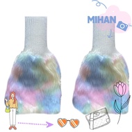 MIHAN Plush Fluffy Boots Cover, Fur Plush Fluffy Y2K Boots Socks,  Thickened Hairy Balls Warm Hosier