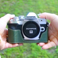 [Camera Accessories] Suitable for Olympus EM10III OM5 Third Generation EPL10 6 98 Leather Case EM5II