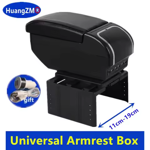 Universal Car Armrest Box Universal Center Centre Console Armrest Large space Central Store Content 