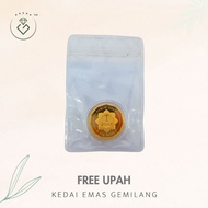 [Kedai Emas Gemilang] 800868 1 Dinar Public Gold Gold Coin (1.8Cm) (4.25G) [999 Gold]