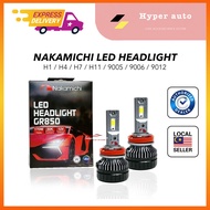 Nakamichi LED headlight GR850 h1 h4 h7 h11 9005/9006/9012 bright head lamp bulb 4300k white 170W