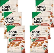 Snak Club Tajin Crunchy Peanuts, Nuts with Chili and Lime Seasoning, Mild, No Artificial Colors or F