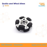 Double omni wheel 60mm + motorbike hub