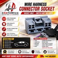#Proton wira/waja/Gen2/#Saga FLX/Saga BLM Headlamp switch connector socket &Wire Harness only
