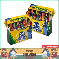 [sgstock] Crayola 64ct Ultra Clean Washable Crayons, 2 Pack Bulk Crayon Set, Gift for Kids