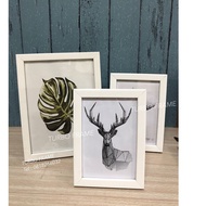 Home Decoration Picture Frame Modern Photo Size 3x4 Inches 4x6 5x7 6x8 A5 6x9 Clear Glass + Stand + 