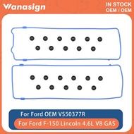 Engine Valve Cover Gasket Set Fit 4.6 L For Ford F-150 E-150 Lincoln Town Car Mercury Cougar 4.6L V8