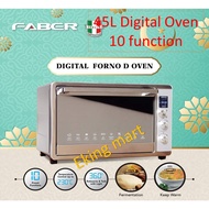 Faber DIGITAL LED Panel 45L Electric Oven FORNO'  D 45 (Roast, grill, bake, pre-heat, ferment, keep 