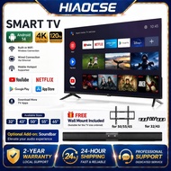 Hiaocse Smart TV 32/43/50/55Inch 4K 120Hz Android 14.0 TV UHD Television WiFi Netflix Youtube MYTV