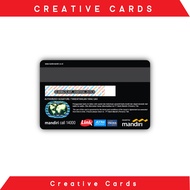 Stiker Sticker Kartu Atm Skin Card - FAKE PRIORITAS (AMERICAN EXPRESS BCA MANDIRI BRI BLACK CARD) Ed