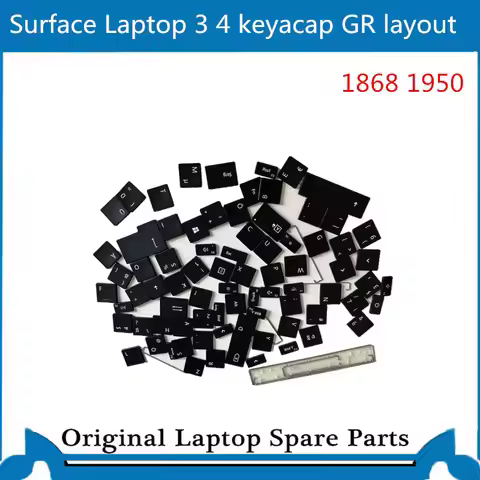 Original For Surface Laptop 3 4 1868 Key Cap Keyboard Cap 1951Keycaps GR Germamy Layout Black