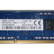 SODIM Sodimm 4gb Laptop RAM DDR3 PC3L - 12800S Kingstone