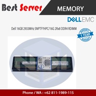 Dell 16GB 2933MHz SNPTFYHPC/16G 2Rx8 DDR4 RDIMM