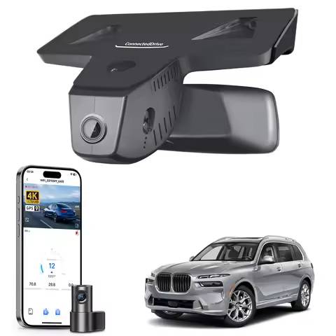 Mangoal 4K Dash Cam For BMW X7 G07 M50i Dash Car Camera (Model A/B/C) 2019-2025 WiFi APP GPS Recorde