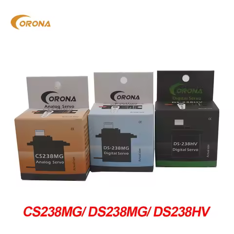 Corona CS238MG/DS238MG/DS238HV Metal Gear Servo 4.6kg / 0.13 Sec / 22g