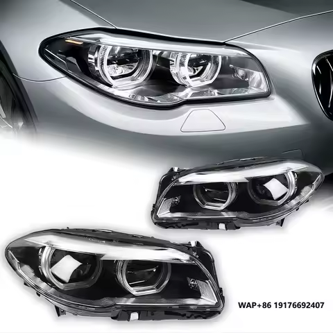 LED Headlight Headlamp DRL Upgrade forBMW 5 Series M5 F10 F18 F11 520i 525i 530i 535i 2010-2017 Plug