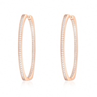 Hoa tai hình bầu dục APM Monaco cỡ lớn PE14565OX