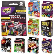 Mattel Games UNO TRANSFORMERS Card Game for Family Night Feature Tv Show Themed Graphics and Special