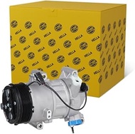 HELLA 8FK 366 201-331 Compressor, Air Conditioning - 6CVC140E - Swash Plate - 12V - R 134a-R 1234yf 