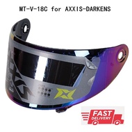 MT-V-18C Helmet Visor Lens For DARKENS AXXIS Helmet Original Accessories Shield 2EWT