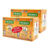 (Bundle of 4) Helmig's Curcumin with Orange Peel (10 Sachets per box) | Sugar Free | Free 2 packets of Noni