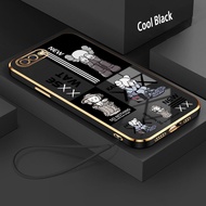 Casing Vivo V1819 V1814A V1801A0 V1730DT V1813BA All Inclusive Anti-Drop Matte Retro Style Cute Cart