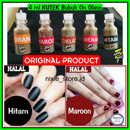 (3 ml) Kutek Bubuk Pacar kuku Arab Original HALAL Tanpa Campuran Tahan lama murah Bagus Impor