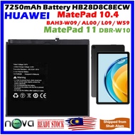 Grade A+ 7250mAh Battery HB28D8C8ECW Compatible For HUAWEI MatePad 10.4 / MatePad 11 with Opening To