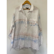 BL *Men's Bare Shirt* Thin Linen INC 4XL Chest Width 59 Inches Length 31