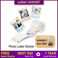 NIIMBOT B21 PRO Photo Label Sticker, Photo Paper, Waterproof Sticker Card for Scrapbook