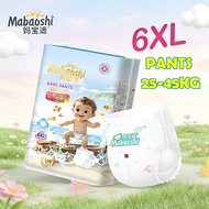 Mabaoshi Baby Diaper Pants Large Size 6XL 24Pcs (25-45kg) Disposable Breathable Dry ultra-thin Pull 