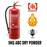 [WITH BOMBA LICENSE] 9KG FIRE EXTINGUISHER + WALL BRACKET (FOR SHOP/OFFICE USE ONLY)