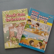 【二手书/Preloved/Buku Rujukan/EPH】Komik Kata Hampir Sama Makna (双语版 : BM-BC)🔥 Komik Kata Berimbuhan