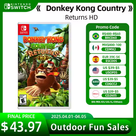 Donkey Kong Country Returns HD Nintendo Switch Game Deals 100% Original Physical Cartridge Game Card