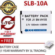 (REPLACEMENT) SLB-10A Battery for Samsung EX2F WB1102 WB850 WB800 WB380 WB350 WB250 WB150F TL9 SL820 SL720 SL420 PL70 PL65 PL50 NV9 M100 M310W ES55 L313 L200 L100 HZ15W