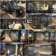 Nissan Cube Z11 Z12 的專車專用濾光窗網太陽擋